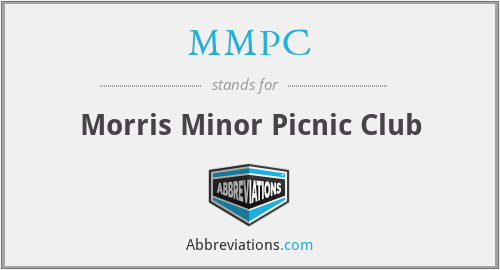 MMPC - Morris Minor Picnic Club