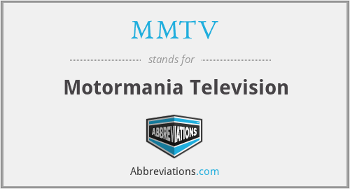 MMTV - Motormania Television