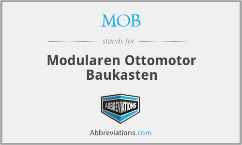 MOB - Modularen Ottomotor Baukasten