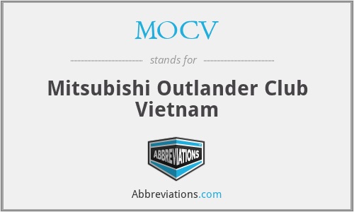 MOCV - Mitsubishi Outlander Club Vietnam
