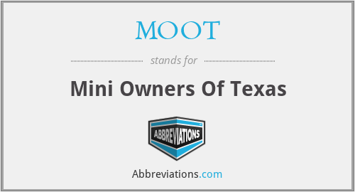 MOOT - Mini Owners Of Texas
