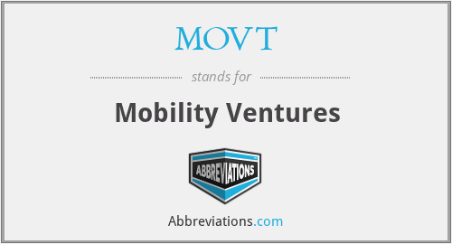 MOVT - Mobility Ventures