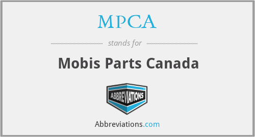 MPCA - Mobis Parts Canada