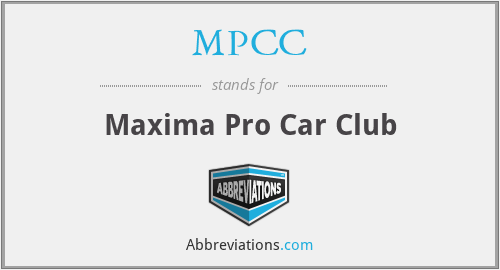 MPCC - Maxima Pro Car Club