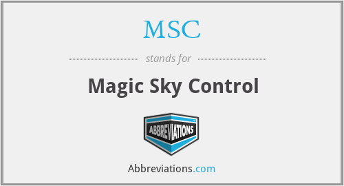 MSC - Magic Sky Control