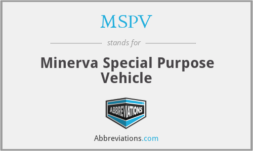 MSPV - Minerva Special Purpose Vehicle
