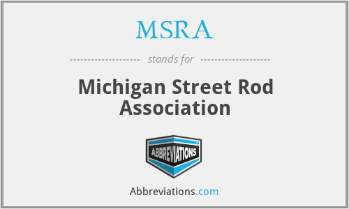 MSRA - Michigan Street Rod Association
