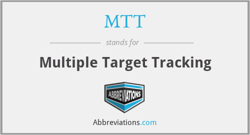 MTT - Multiple Target Tracking