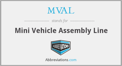 MVAL - Mini Vehicle Assembly Line