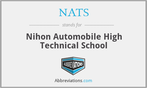NATS - Nihon Automobile High Technical School