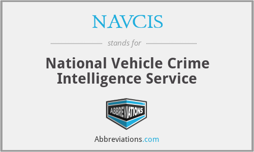 NAVCIS - National Vehicle Crime Intelligence Service