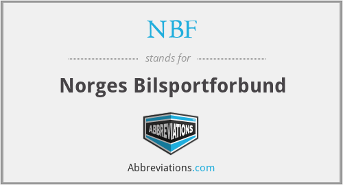 NBF - Norges Bilsportforbund