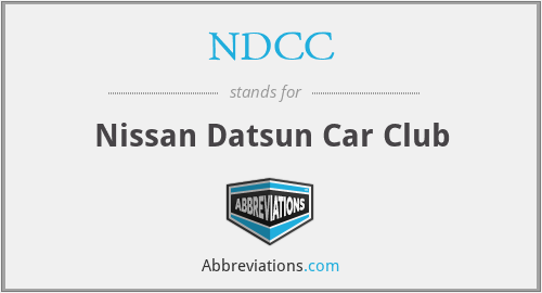 NDCC - Nissan Datsun Car Club