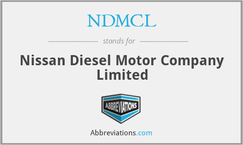 NDMCL - Nissan Diesel Motor Company Limited