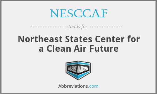 NESCCAF - Northeast States Center for a Clean Air Future