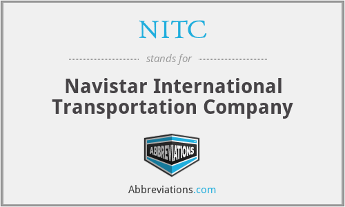 NITC - Navistar International Transportation Company