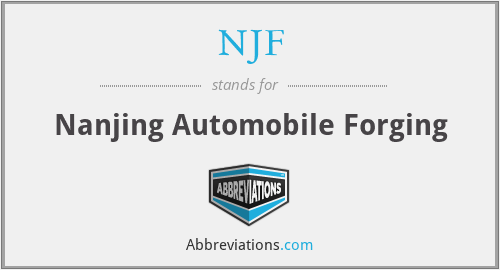 NJF - Nanjing Automobile Forging