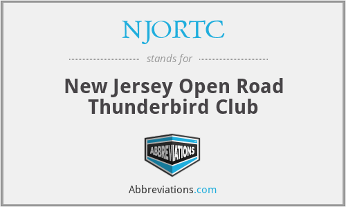 NJORTC - New Jersey Open Road Thunderbird Club