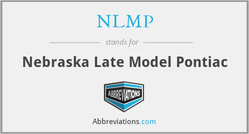NLMP - Nebraska Late Model Pontiac