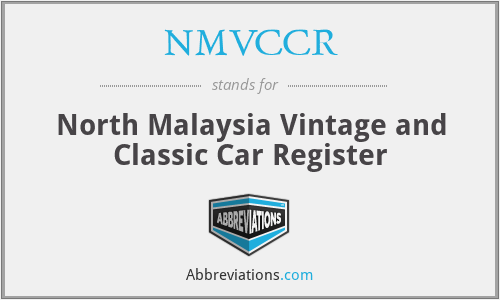 NMVCCR - North Malaysia Vintage and Classic Car Register