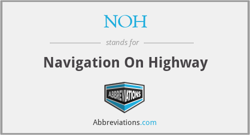 NOH - Navigation On Highway