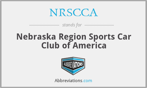 NRSCCA - Nebraska Region Sports Car Club of America