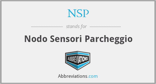 NSP - Nodo Sensori Parcheggio