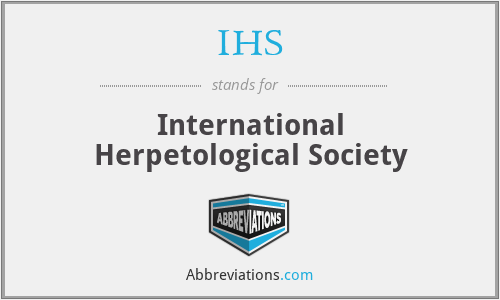 IHS - International Herpetological Society