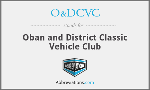O&DCVC - Oban and District Classic Vehicle Club