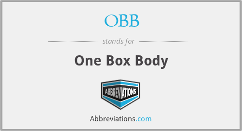 OBB - One Box Body