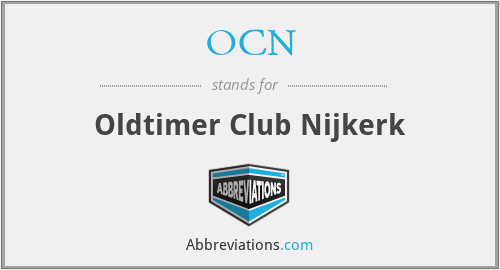 OCN - Oldtimer Club Nijkerk