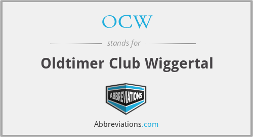OCW - Oldtimer Club Wiggertal