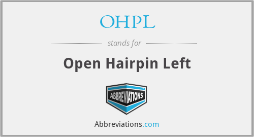 OHPL - Open Hairpin Left