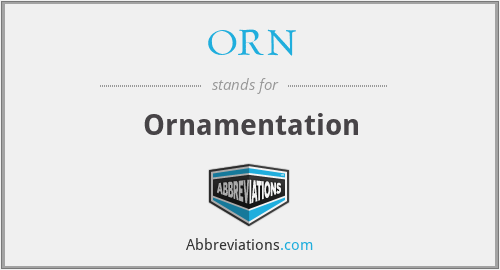ORN - Ornamentation