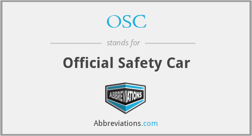 OSC - Official Safety Car