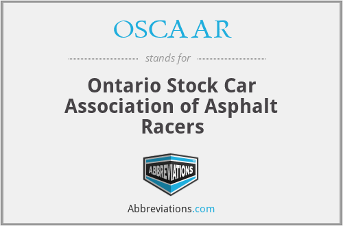 OSCAAR - Ontario Stock Car Association of Asphalt Racers