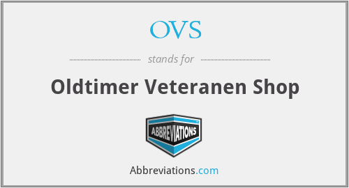 OVS - Oldtimer Veteranen Shop