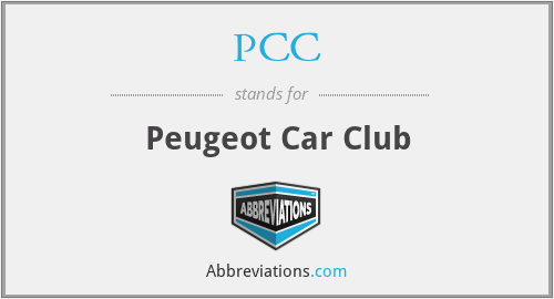 PCC - Peugeot Car Club
