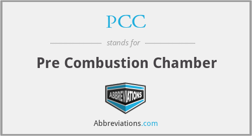 PCC - Pre Combustion Chamber