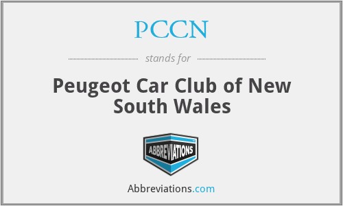 PCCN - Peugeot Car Club of New South Wales