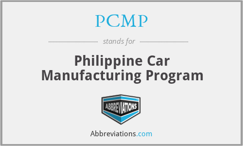 PCMP - Philippine Car Manufacturing Program