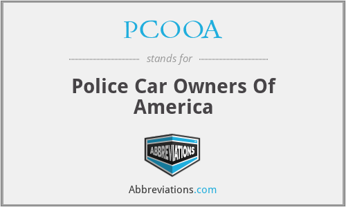 PCOOA - Police Car Owners Of America