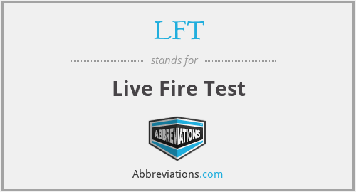 LFT - Live Fire Test