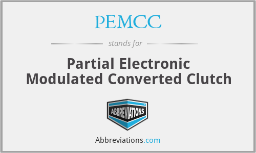 PEMCC - Partial Electronic Modulated Converted Clutch