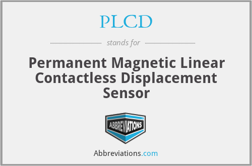 PLCD - Permanent Magnetic Linear Contactless Displacement Sensor
