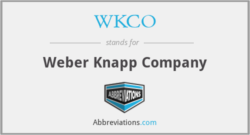 WKCO - Weber Knapp Company