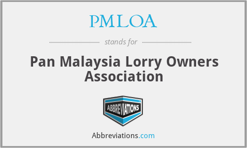 PMLOA - Pan Malaysia Lorry Owners Association