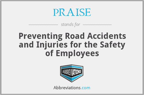 PRAISE - Preventing Road Accidents and Injuries for the Safety of Employees