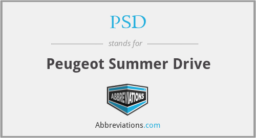 PSD - Peugeot Summer Drive