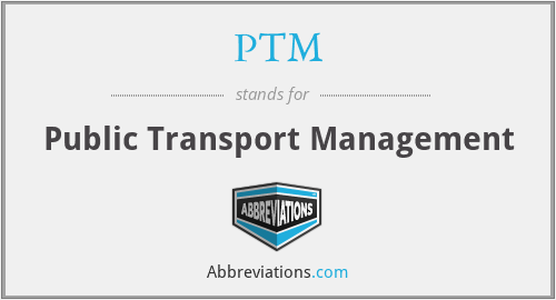 PTM - Public Transport Management